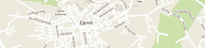 Mappa della impresa aiello rosa a CARINI