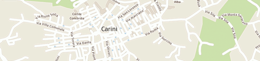Mappa della impresa comune di carini a CARINI