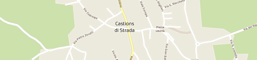 Mappa della impresa luvisutti l e c snc a CASTIONS DI STRADA