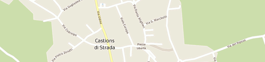 Mappa della impresa pacco gabriella a CASTIONS DI STRADA