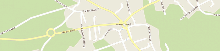 Mappa della impresa uanetti michele a PAGNACCO