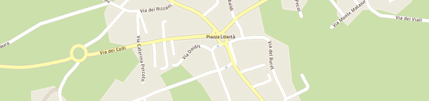 Mappa della impresa afi udine srl broker di assicurazioni a UDINE
