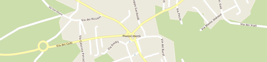 Mappa della impresa clocchiatti carlo a PAGNACCO