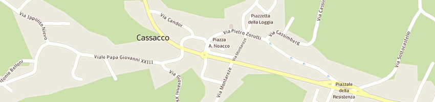 Mappa della impresa oba di baiutti ornella a CASSACCO