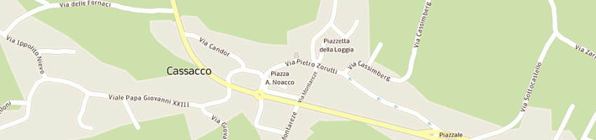 Mappa della impresa monti franco a CASSACCO