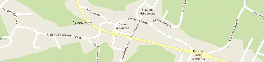 Mappa della impresa fiori renato a CASSACCO