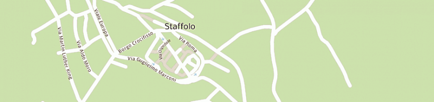Mappa della impresa albergo ristorante belvedere di bocci ilde e c sas a STAFFOLO