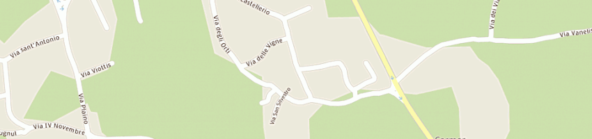 Mappa della impresa rizza paolo a PAGNACCO