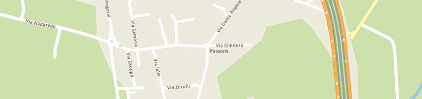 Mappa della impresa gruppo folkloristico di passons a PASIAN DI PRATO
