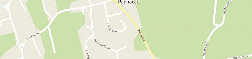 Mappa della impresa automatic center di danilo beltrame e c snc a PAGNACCO