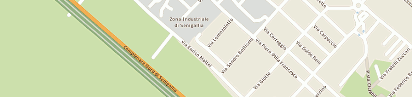 Mappa della impresa ferretti giorgio a SENIGALLIA