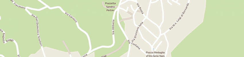 Mappa della impresa croce rossa italiana a MOGGIO UDINESE