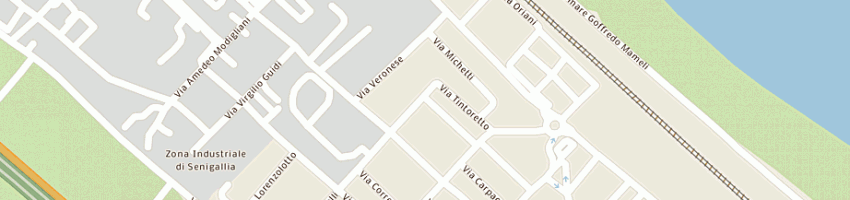 Mappa della impresa gabbianelli ciappi maria a SENIGALLIA