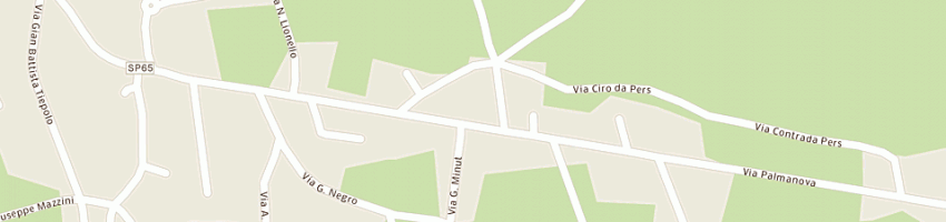 Mappa della impresa de luisa e c (snc) a UDINE