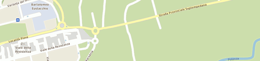 Mappa della impresa sios srl a SAN SEVERINO MARCHE