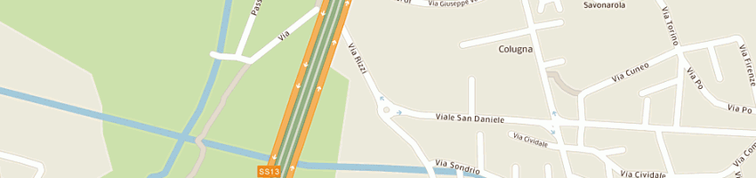 Mappa della impresa rhind informatica srl a UDINE