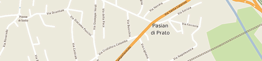 Mappa della impresa bar al tucano di nonino sabrina e c snc a PASIAN DI PRATO