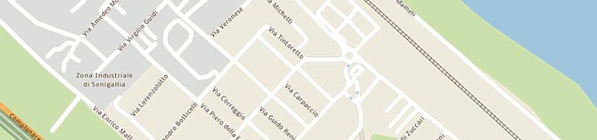 Mappa della impresa scuola materna cesanella a SENIGALLIA