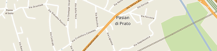 Mappa della impresa degano andrea a PASIAN DI PRATO