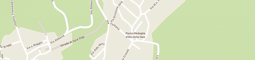 Mappa della impresa forabosco ivo a MOGGIO UDINESE