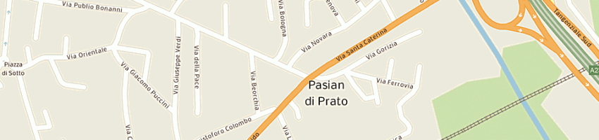 Mappa della impresa tv prato 39 (srl) a PRATO
