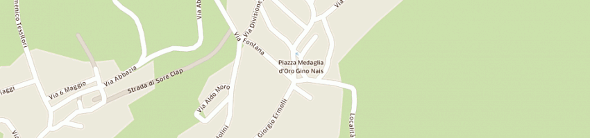 Mappa della impresa stazione forestale a MOGGIO UDINESE