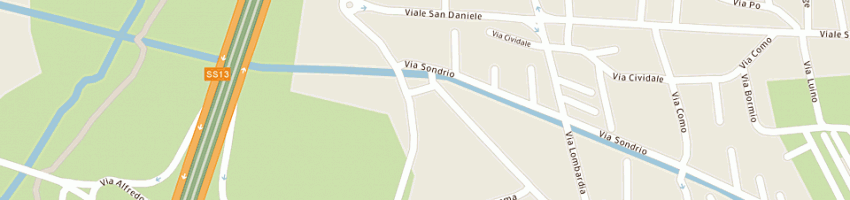 Mappa della impresa maschio sergio a UDINE