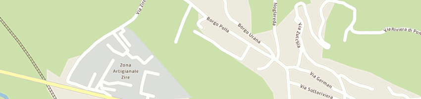 Mappa della impresa zurini adriano a MAGNANO IN RIVIERA