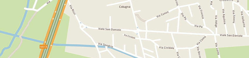 Mappa della impresa pantanali sas a TAVAGNACCO
