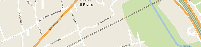 Mappa della impresa zamparini case sas a CAMPOFORMIDO