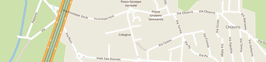 Mappa della impresa ida di paulon c e degano l snc a TAVAGNACCO