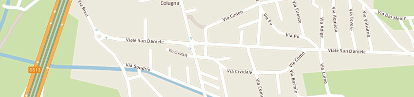 Mappa della impresa in viaggio srl a UDINE