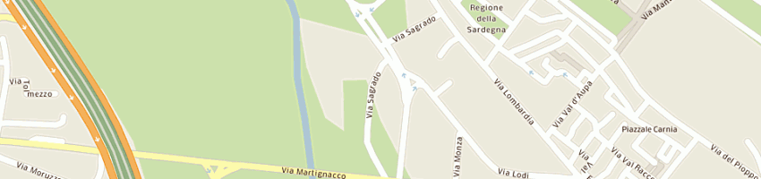 Mappa della impresa rizzi elena a UDINE
