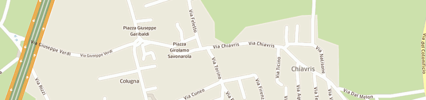 Mappa della impresa chiesa evangelica adi a TAVAGNACCO