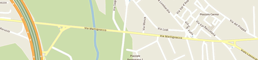 Mappa della impresa flli giglio sas di giglio diego e c carburante a UDINE
