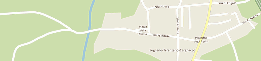 Mappa della impresa centro accoglienza ebalducci a ZUGLIANO
