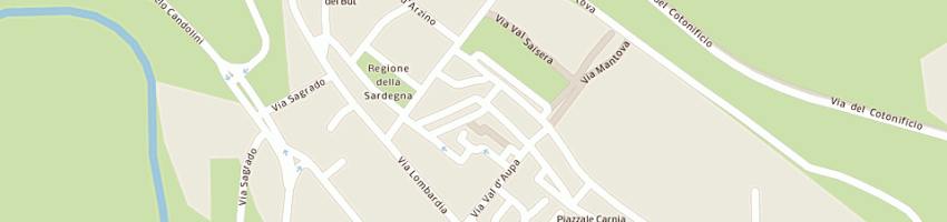 Mappa della impresa fachini guido a UDINE