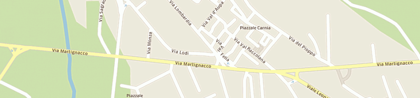 Mappa della impresa forza 2 studio di monte morena snc a UDINE