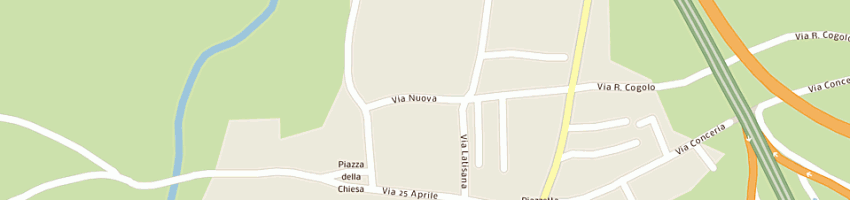 Mappa della impresa progetto arredo (snc) a POZZUOLO DEL FRIULI