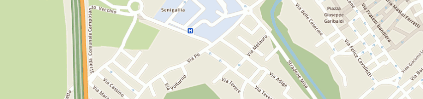 Mappa della impresa studio edado di fabri david a SENIGALLIA