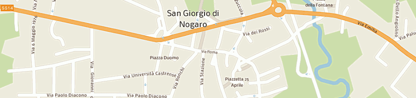 Mappa della impresa pizzeria la lanterna di sarnataro salvatore a SAN GIORGIO DI NOGARO