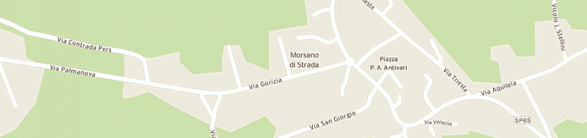 Mappa della impresa turri snc di turri david e ulderico a CASTIONS DI STRADA