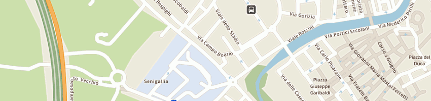 Mappa della impresa giorgini federica a SENIGALLIA