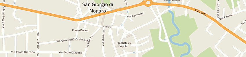 Mappa della impresa hotel trieste snc di citossi maria e garbuio giorgio a SAN GIORGIO DI NOGARO