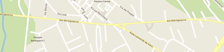 Mappa della impresa minisini dario a UDINE