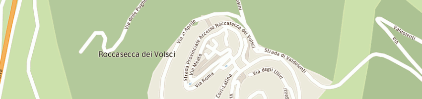 Mappa della impresa plansistem srl a ROCCASECCA DEI VOLSCI