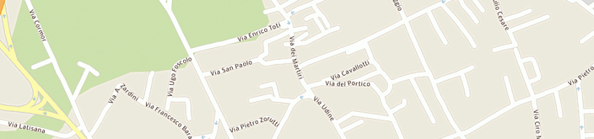 Mappa della impresa macelleria flli corsini luca e marco snc a TAVAGNACCO