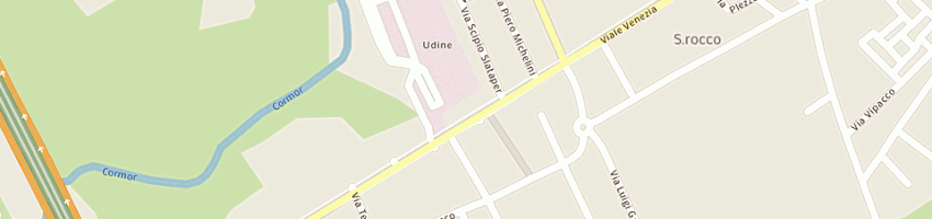 Mappa della impresa panorama spa a UDINE