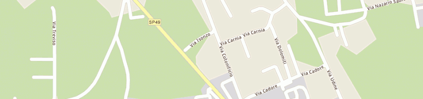 Mappa della impresa ginaldi ferdinando a TAVAGNACCO