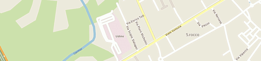 Mappa della impresa zorzini stefano a UDINE